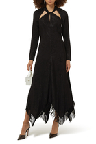 فستان مادلين جاكارد بتصميم منديل